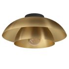 Guld modern taklampa stål, Chuck