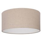 Beige taklampa tyg, Floyd