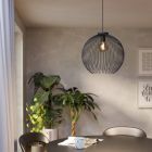 Svart industri fönsterlampa stål, Keimpe