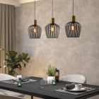 Svart industri fönsterlampa stål, Insaf