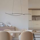 Svart design fönsterlampa stål, Tevin, 20W, 4000K LED
