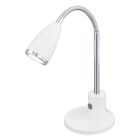 Vit bordslampa metall, Said, med brytare