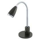 Antracit bordslampa metall, Said, med brytare