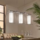 Krom industri fönsterlampa glas, Aprica