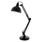 Svart industri skrivbordslampa metall, Josha, med brytare