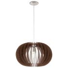 Brun rustik fönsterlampa trä, Kiran