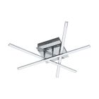 Krom modern taklampa stål, Arantxa, 18W, 3000K LED