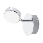 Krom modern spotlight tak stål, Tjark, 5W, 3000K LED
