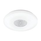 Vit modern taklampa plast, Carmela, 24W, 3000K LED