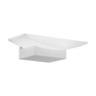 Vit vägglampa plast, Beatriz, 6W, 3000K LED