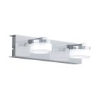 Krom modern vägglampa plast, Busra, 7W, 3000K LED, IP44