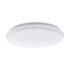 Vit taklampa med sensor stål, Patryk, 12W, 3000K LED