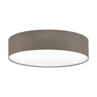 Taupe modern taklampa metall, Abano