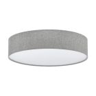 Grå modern taklampa metall, Abano