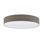Taupe modern taklampa metall, Abano