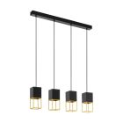 Guld modern fönsterlampa stål, Jovanny