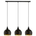 Svart modern fönsterlampa stål, Silva