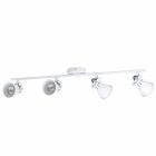 Vit vintage spotlight tak stål, Tinke