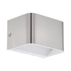 Nickel vägglampa aluminium, Tjalle, 6W, 3000K LED