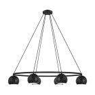 Svart modern fönsterlampa stål, Madelein