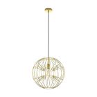 Gul industri fönsterlampa stål, Josiah