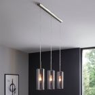 Grå design fönsterlampa glas, Tino