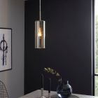 Nickel design fönsterlampa glas, Tino