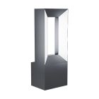 Svart modern utelampa aluminium, Larisa, 5W, 3000K LED, IP44