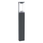Svart modern utelampa aluminium, Larisa, 5W, 3000K LED, IP44