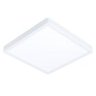 Vit smart taklampa plast, Geraldo, 19,5W, varm till kall vit justerbar LED, IP44