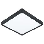 Svart taklampa stål, Pascale, 20W, 3000K LED