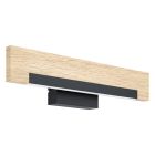 Trä vägglampa brun, Ludovica, 9W, 3000K LED