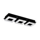 Svart design plafond stål, Arjo, 4W, 3000K LED