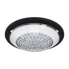 Svart plafond stål, Geeske, 11W, 3000K LED