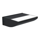 Svart modern utelampa aluminium, Samuel, 10,5W, 3000K LED, IP44