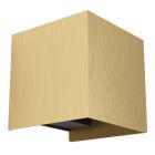 Gul modern vägglampa aluminium, Odile, 1,5W, 3000K LED