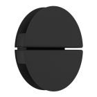 Svart modern vägglampa rostfritt stål, Vidya, 5W, varm till kall vit justerbar LED, IP44