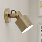 Guld industri väggspotlight aluminium, Kwinten
