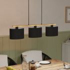 Trä fönsterlampa brun, Magali