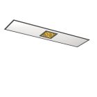 Svart modern taklampa aluminium, Vinesh, 35W, varm till kall vit justerbar LED, 3 stegs dimmer