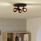 Koppar modern spotlight tak glas, Castellazo