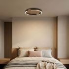 Brons modern plafond aluminium, Copertino, 23W, white switch LED, 3 stegs dimmer