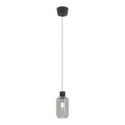 Svart modern fönsterlampa glas, Dasmina