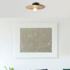 Svart klassisk taklampa metall, Rimke