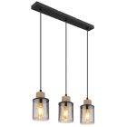 Svart modern fönsterlampa glas, Resa