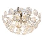 Krom design taklampa kristall, Viresh