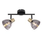 Guld modern spotlight tak glas, Arthur