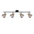 Guld modern spotlight tak glas, Arthur