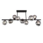 Svart design taklampa glas, Melinda