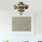 Flerfärgad design taklampa glas, Gerke